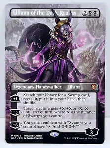 Liliana Of The Dark Realms - Borderless - Bloomburrow Mythic Black Planeswalker - Picture 1 of 3