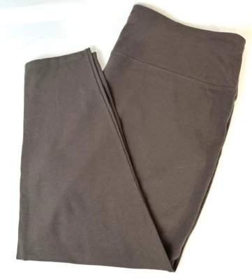 Eileen Fisher Women's Plus 1X Rye Cropped High Waist Leggings New - Image 1 of 4