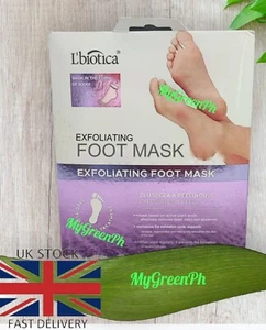 L'BIOTICA EXFOLIATING FOOT MASK in Socks BABY FOOT EFFECT 18G 1 PAIR