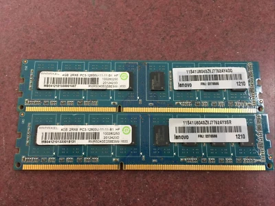 Ramaxel 8GB (2x4GB) PC3-12800u DDR3-1600MHz 2Rx8 - Image 1 of 2