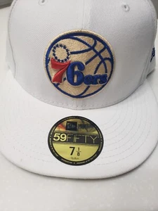 Philadelphia Sixers 76ers Mütze Cap All White 59Fifty Fitted 7 1/8 New Era - Bild 1 von 9
