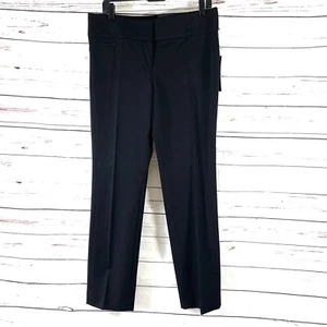 LOFT Pants Women’s 10 Black Marisa Straight Leg Mid Rise Career - Picture 1 of 12