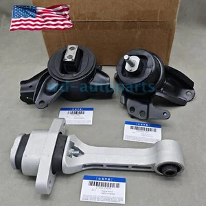 New 3PCS Motor & Trans Mount Auto For Hyundai Sonata Kia 2.0L 2.4L 2011-15 New - Picture 1 of 6