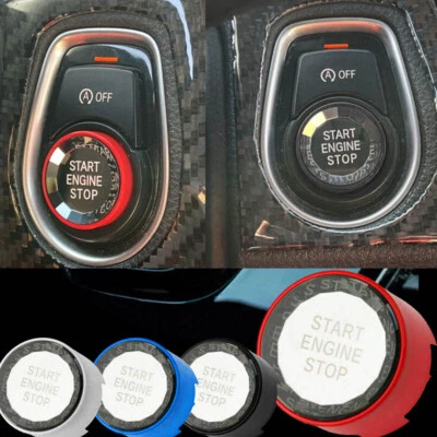 1X Engine Start Stop Push Button Switch Cover For BMW 1 2 3 5 6 Series X1 X3 Foto 1 de 4