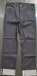 HELMUT LANG Re-Edition men's denim turn-up jeans size 33 - Picture 1 of 9