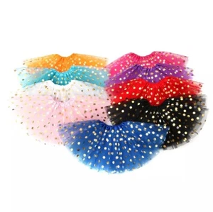 Adult Kid 80s Fancy Dress Tutu Skirts Women Girls Costume Hen Party(S Polka Dot) - Picture 1 of 46