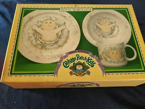 Juego de Vajilla Royal Worcester Caja Original Primera Edición 1983 Cabbage Patch Kids - Imagen 1 de 6