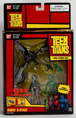 Bandai Teen Titans Go! Raven (Short Cape version) X-Cycle 2004 New - Image 1 of 4