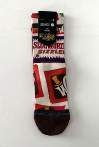 Stance Willy Wonka Bars The Chocolate Factory Crew Sock youth kids Sz M Y 11-2 - Picture 1 of 5