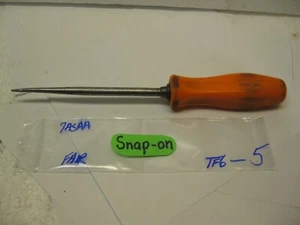 Snap-on tools 7ASAA Straight Awl Ogange Hard Handle USA - Picture 1 of 11