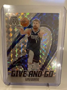 23-24 Panini Mosaic Luka Doncic - Give and Go Prizm - Picture 1 of 2