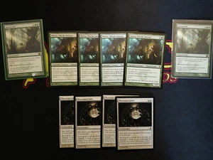 MTG Modern Bianco Nero Verde Melira Phyrexian Unlife Deck con scatola e maniche - Foto 1 di 13