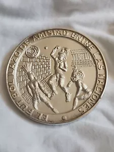 1970 MEXICO World Cup Soccer Aztec Calendar Trophy .999 Silver Medal 46.13g - Picture 1 of 2