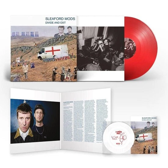 Sleaford Mods Divide And Exit (10Th Ann.) Rotes Farbvinyl Lp + Flex Clear - Bild 1 von 1