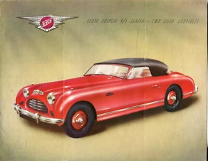 Jensen early Interceptor Cabriolet & Coupé UK market sales brochure 1952 ++ test - Picture 1 of 2