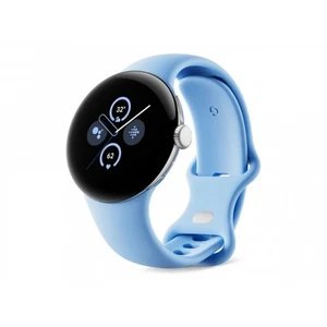 Reloj inteligente Google Pixel Watch 2 LTE plateado pulido correa deportiva bahía - Imagen 1 de 1