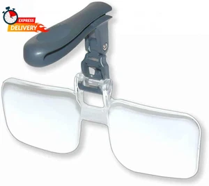 Carson Optical Visormag 2X Power (+4,00 Dioptrien) Clip-On Lupe für Ha - Bild 1 von 6