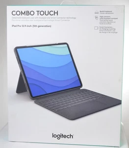 Logitech Combo Touch Case Keyboard iPad Pro 12.9 inch 5th/6th Generation-unused - Picture 1 of 4
