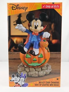 Disney Mickey Halloween Vampire Light Up Color Changing Decor With Music NEW - Picture 1 of 6