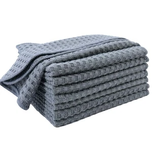 Ultra Premium Microfibra Panno per Piatti da Cucina Waffle Weave, Confezione da 8 (12x12 in, G... - Foto 1 di 6