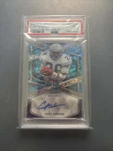 2024 Spectra - Curt Warner Sig-Neon Blue /50 (POP 1) - Picture 1 of 2