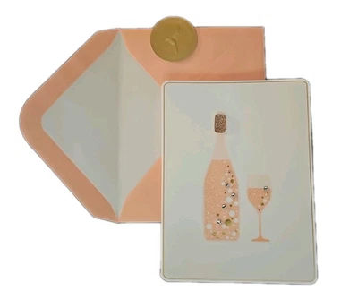 Papyrus Card With Champagne 🥂 "TIME for DRINKS! Multipurpose  - Image 1 of 4