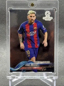 2017-18 Topps Chrome UCL Promotional Sample Card Lionel Messi #LG-LM Rare 🔥 🐐 - Picture 1 of 3