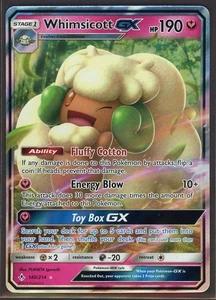 Whimsicott GX 140/214 Pokemon Unbroken Bonds Ultra Rare Holo Karte Near Mint - Bild 1 von 2