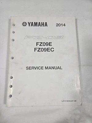 Yamaha FZ09 2014 OEM manual de taller de reparación de servicio Foto 1 de 2