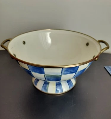 Mackenzie Childs Royal Check Almost Everything Bowl. New With Tags - Image 1 of 4