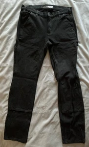 NUEVO Pantalón de Trabajo Carhartt Resistente Flex Ajuste Relajado Sarga Doble Frente Negro Mujer 8Altos - Imagen 1 de 13