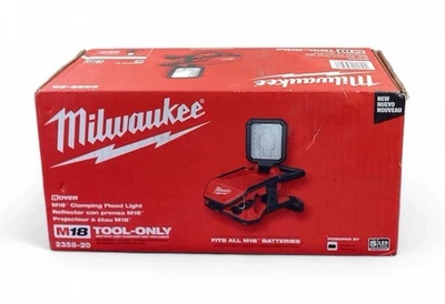 Milwaukee 2358-20 Clamping Flood Light, 18 V, LED Lamp NEW - Image 1 of 2