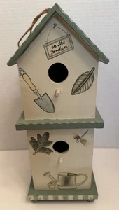 VTG 2000 Pfaltzgraff Portfolio Naturewood Accents 2-Story Bird House 12.75”Tx5”W - Picture 1 of 6