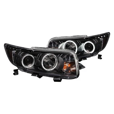 For Scion xB 08-10 Headlights Driver & Passenger Side Black CCFL Halo Projector Foto 1 de 4