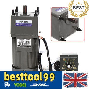 Motorreductor variable motorreductor de velocidad motor eléctrico 90W 220V CA 1:100 - Imagen 1 de 9