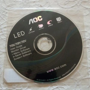AOC 70S/70P/70V Monitor Software & User Guide CD - Picture 1 of 2