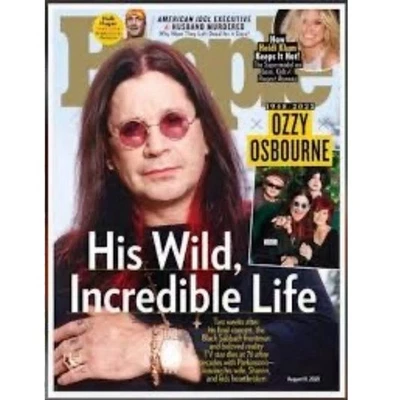 PEOPLE MAGAZINE - AUGUST 11, 2025 -NEW- OZZY OSBOURNE: HIS WILD, INCREDIBLE LIFE