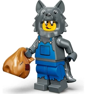 LEGO Wolf Costume Series 23 w/ Accessories col23-8 (71034) - Brand New - Picture 1 of 6