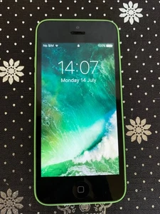 Apple iPhone 5c Green-32GB -A1507 - iOS 10.3 - Unlocked With Original Box - Picture 1 of 6