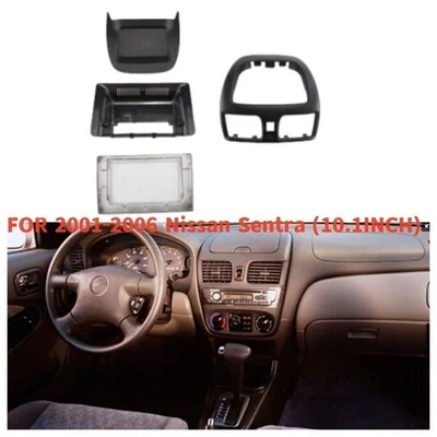 Cuadro de 10,1 pulgadas de panel de fascia radio estéreo de auto para Nissan Sentra 2001-06 Foto 1 de 4