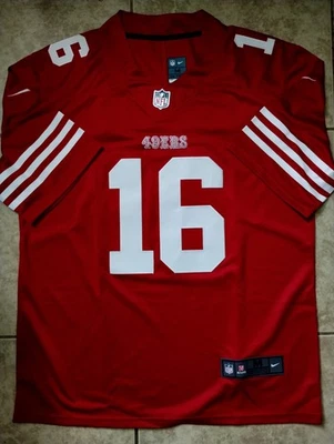 Joe Montana #16 San Francisco 49ers Retired Throwback Player Custom Jersey Red