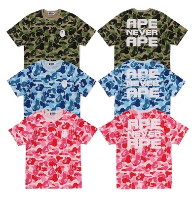 A BATHNIG APE Men's ABC CAMO ASNKA TEE 1L80109010 b - Image 1 of 4