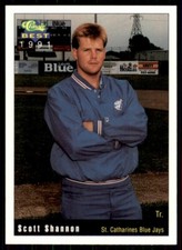 1991 Classic Best St. Catharines Blue Jays Scott Shannon St. Catharines Blue