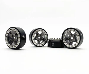 Treal 1.0" Aluminum B-Type Beadlock Wheels Silver/Gray (4) - Picture 1 of 1