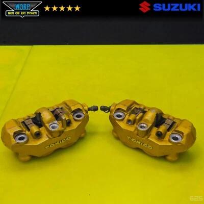 OEM TOKICO 04-05 SUZUKI GSXR 600 750 PINZAS DE FRENO DE DISCO DELANTERAS IZQUIERDA DERECHA ~ D Foto 1 de 4
