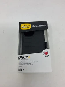 OTTERBOX Defender Pro Case For iPhone 11 Pro /Xs / X - Black DROP+ - Picture 1 of 2