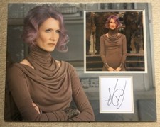 LAURA DERN SIGNED STAR WARS PHOTO MOUNT 