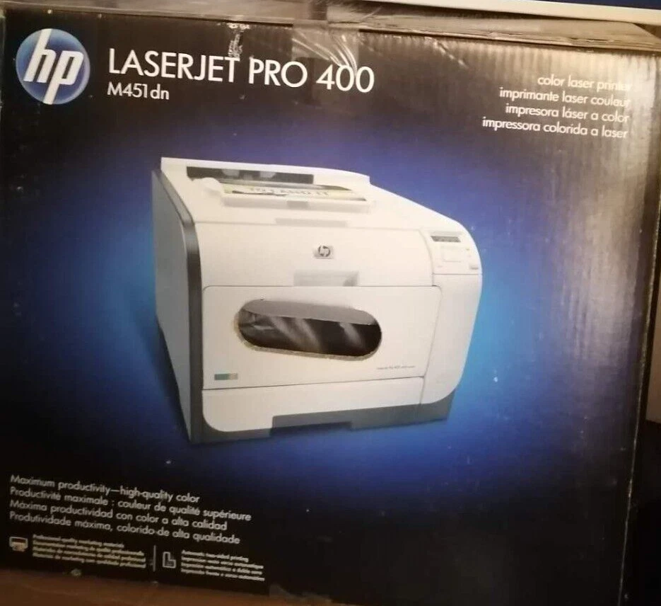 BRAND new HP LaserJet Pro 400 Color M451dn Workgroup Printer - Image 1 of 1