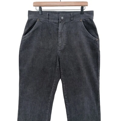 Pantalones Prana Para Hombre Medianos 33x31 Gris Pana Calce Recto Informales 100% Algodón Foto 1 de 4