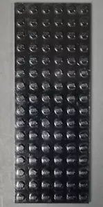 LEGO Parts~ (1) Flat Plate 6 x 16 ~ BLACK #3027 - Picture 1 of 2